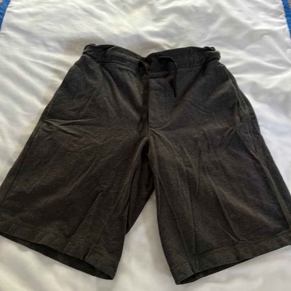 Gray Lululemon athletic shorts